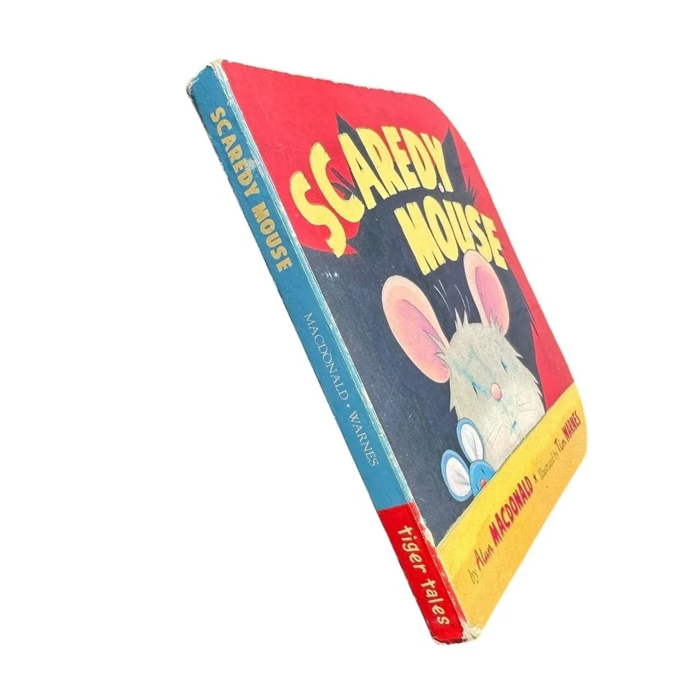Scaredy Mouse Alan MacDonald Illustrated Tim Warnes Board Book Tiger Tales 2007‎